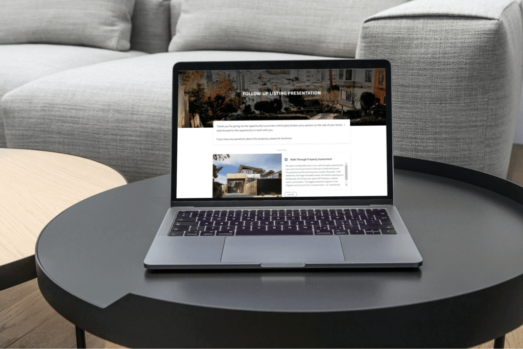 Follow-up Listing Presentation
