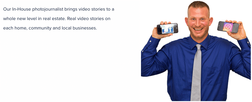 man holding 2 phones