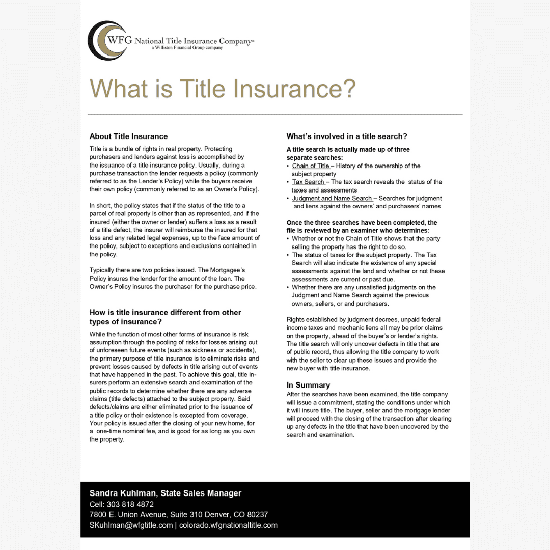 what is title insurance