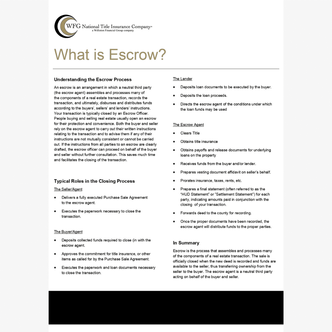 what is escrow