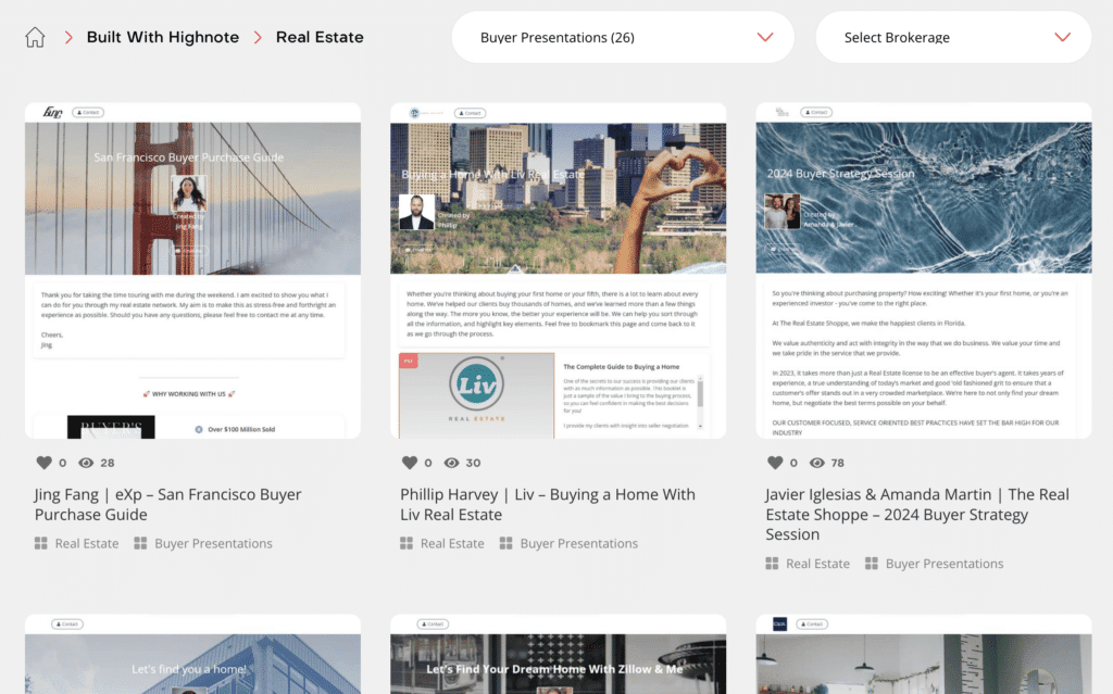 buyer presentations example