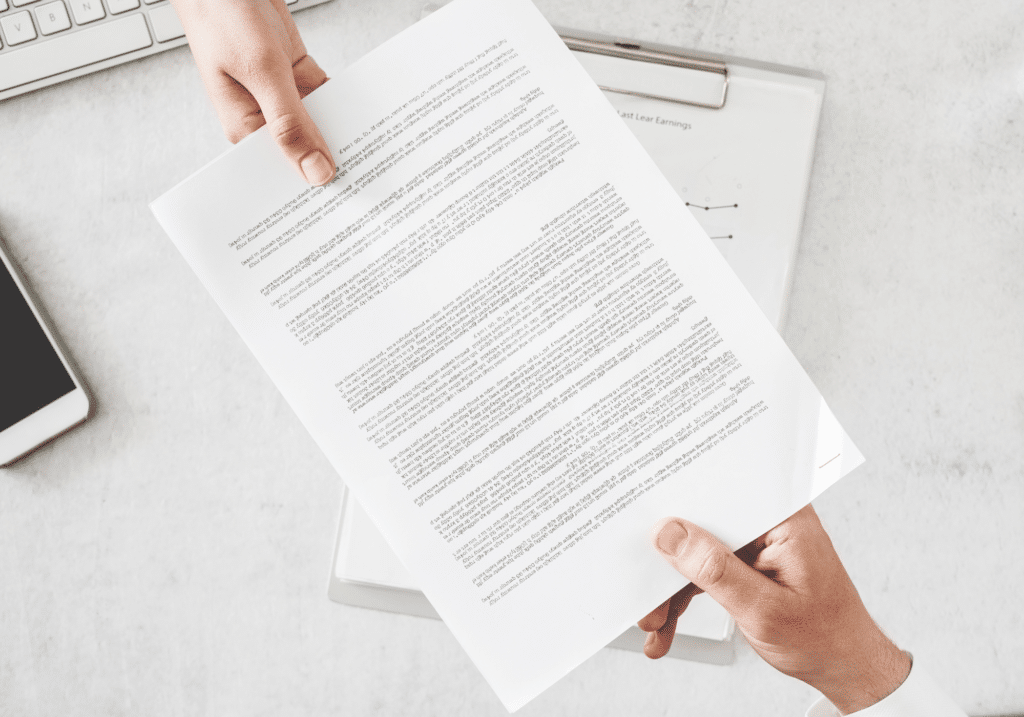 handling documents