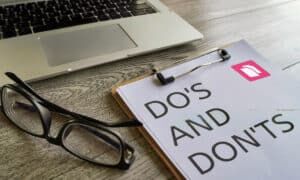 dos and donts