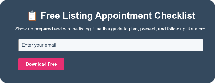 📋 Free Listing Appointment Checklist